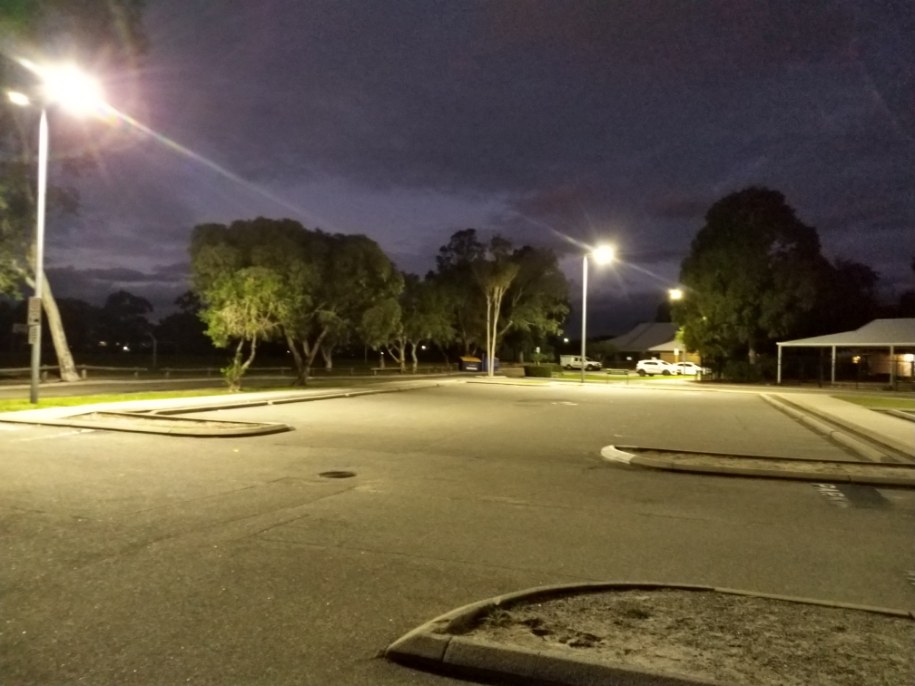 Outdoor carpark lighting